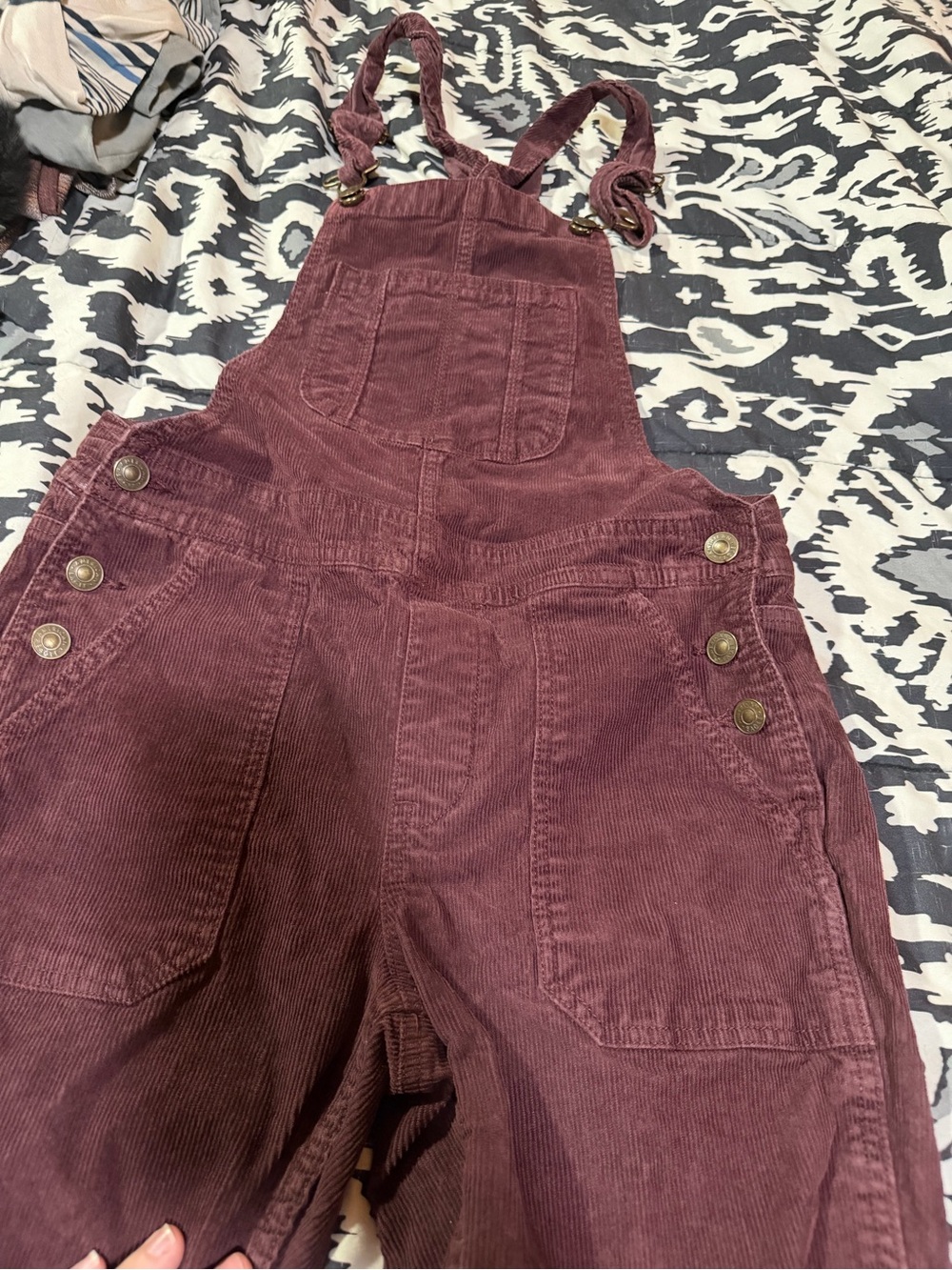 Corduroy overalls